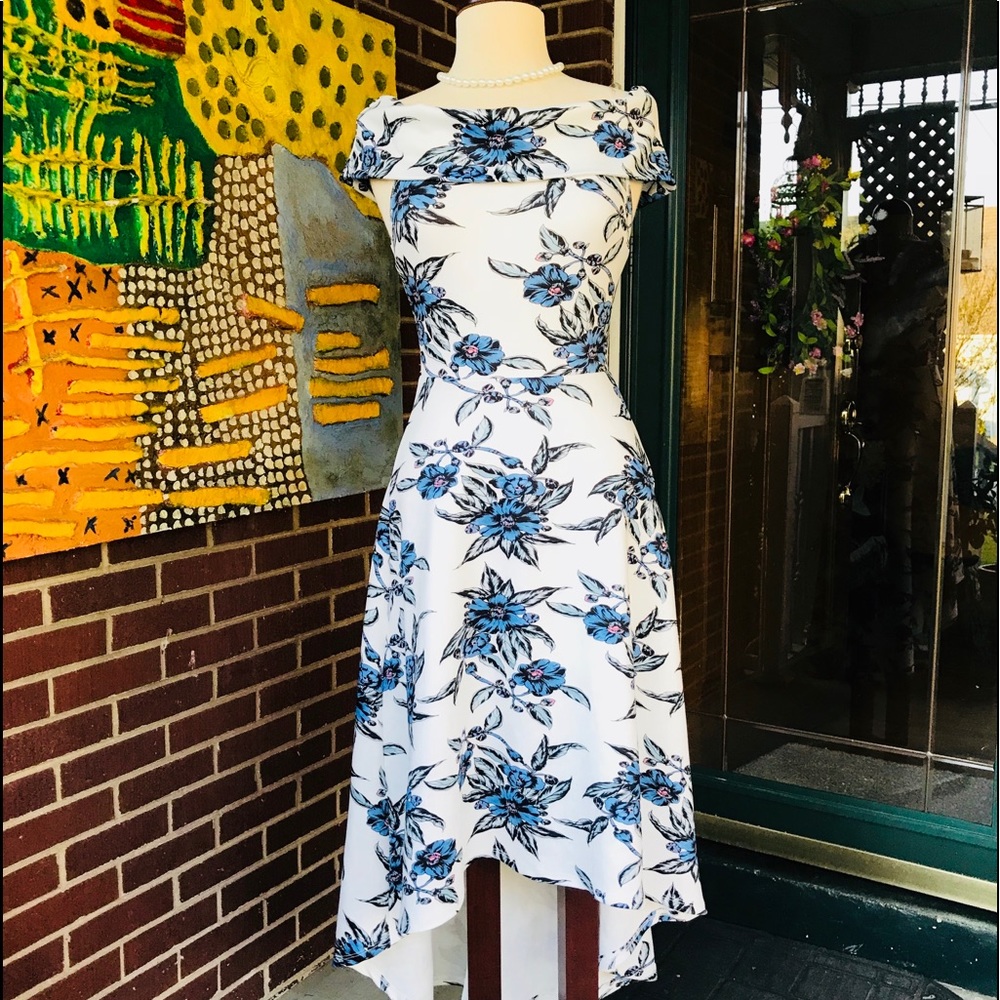 Charlotte Russe Floral High-Low Dress
